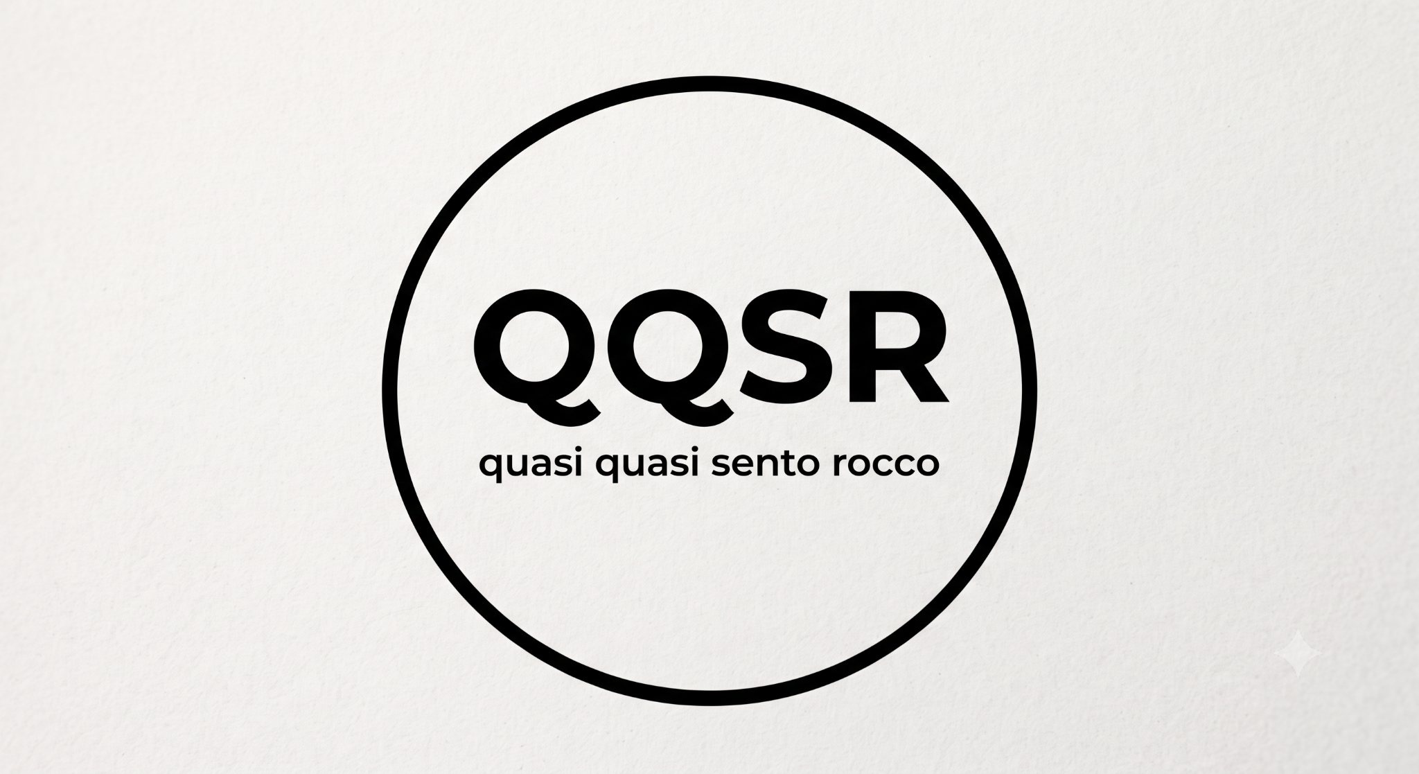 QQSR — Quasi Quasi Sento Rocco